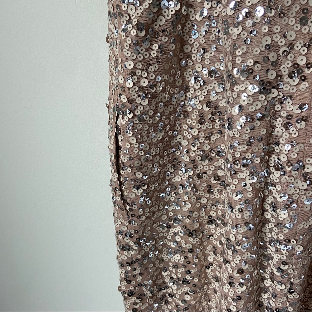 Jill Jill Stuart Champagne Sequin Dress - Picture 6 of 9